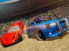 Real Car Demolition Derby Racing Game game background
