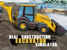 Real Construction Excavator Simulator game background