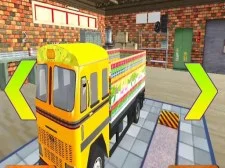 Real Indian Truck Cargo Truck Transport game background
