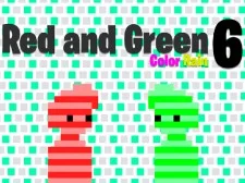 Red and Green 6 Color Rain game background