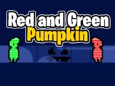 Red and Green Pumpkin game background