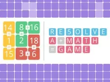 RESOLVE a math game game background