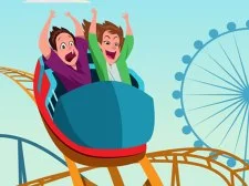 Roller Coaster Plezier verborgen game background