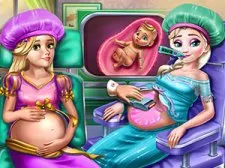 Royal BFFs Pregnant Check up game background