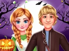 Royal Couple Halloween Party game background