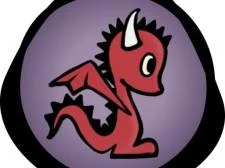 Run little dragon! game background