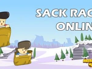 Sack Race Online game background
