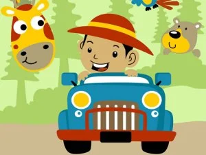 Safari Ride Difference game background