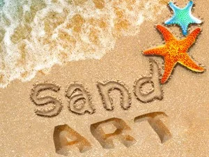Sand Art game background