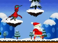 Santa Christmas Run game background