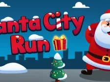 Santa City Run game background