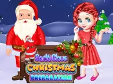 Santa Claus Christmas Preparation game background