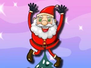 Santa Claus Jumping Adventure game background