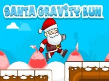 Santa Gravity Run game background