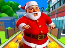 Santa Run game background