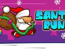 Santa Run game background