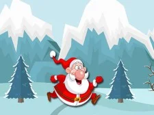 Santa Running game background