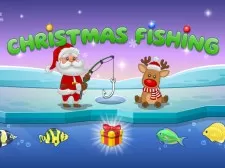 Santa’s Christmas Fishing game background