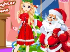Santa’s Daughter Home Alone game background