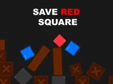 Save RED Square game background