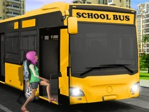 School Bus Driver game background