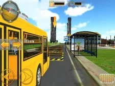 School Bus Driving Simulator 2019 game background