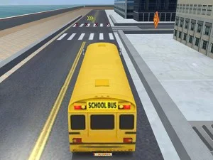 School Bus Simulation game background