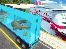 Sea Animal Cargo Truck game background
