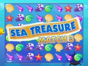 Sea Treasure Match 3 game background