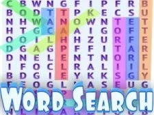 Search Word game background