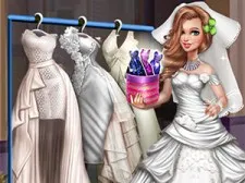 Sery Wedding Dolly Dress Up game background