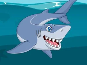 Shark Jigsaw game background