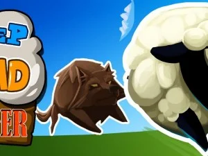 Sheep Road Danger game background