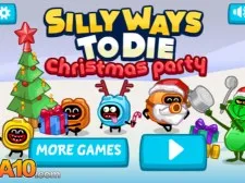 Silly Ways To Die Christmas Party game background