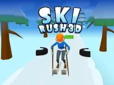 Ski Rush 3D game background