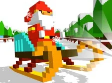Sliding Santa game background