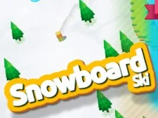 Snowboard Ski game background