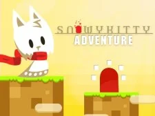 Snowy Kitty Adventure game background