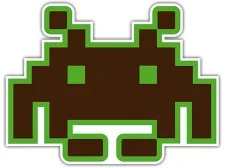 Space Invaders game background