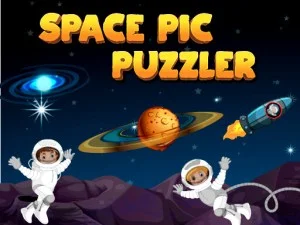 Space Pic Puzzler game background