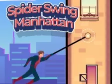 Spider Swing Manhattan game background