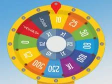 Spinning wheel game background