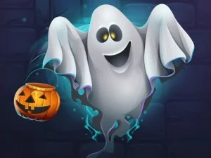 Upointy Ghosts Jigsaw. game background