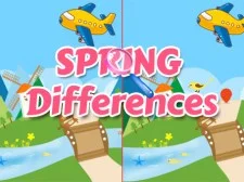 Spring Differences game background
