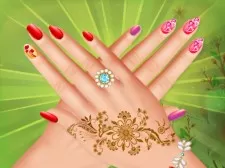 Spring Nail-Art game background