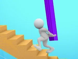 Stair Run Online game background
