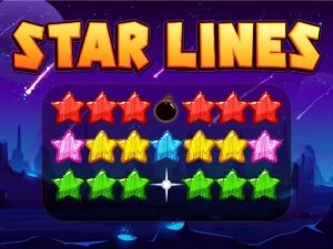 Linie gwiazd game background