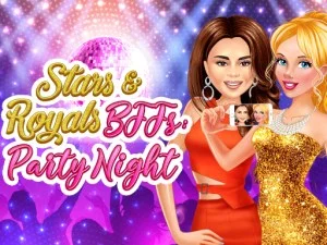 Stars & Royals BFF Party Night game background
