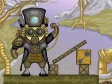 Steampunk game background