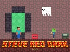 Steve Red Dark game background